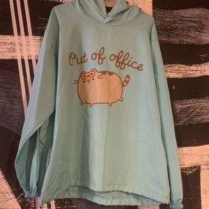 Pusheen waterproof, lightweight windbreaker